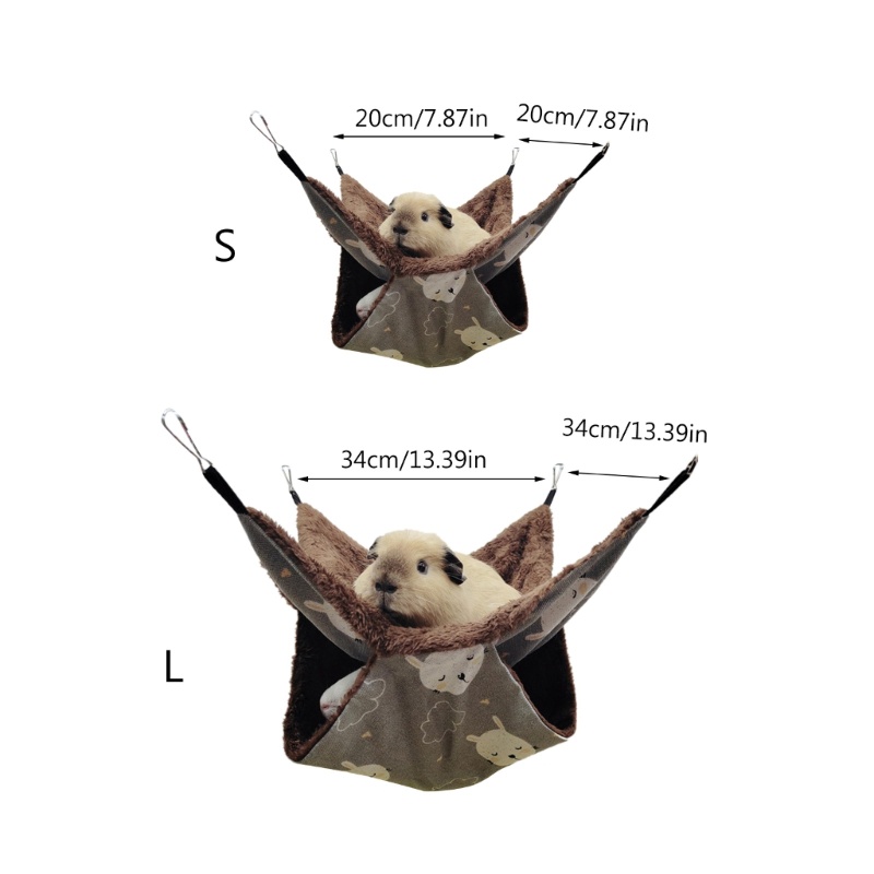 Võng Treo 2 Tầng Cỡ Nhỏ Thoải Mái Cho Chuột Hamster