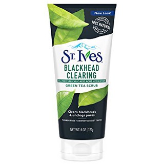 Sữa rửa mặt tẩy tế bào chết St Ives Blackhead Clearing 170g