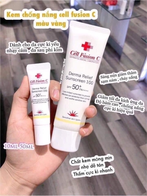 KEM CHỐNG NẮNG CELL FUSION C SPF 50+ PA++++ 50ml