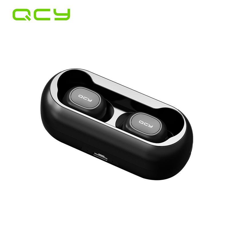 NEW 2020 QCY T1C TWS Bluetooth 5.0 Stereo 3D Headphones Wireless Headphones Music Sports Headphones Earphones with dual microphones