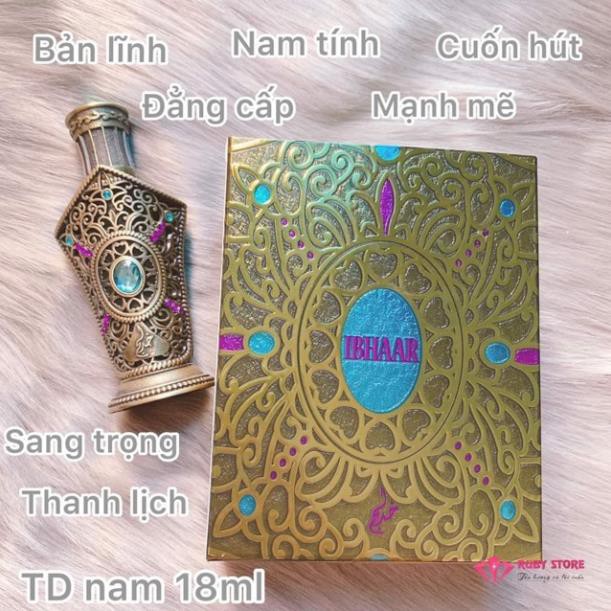 Tinh dầu nước hoa Dubai nội địa IBHAAR - Nam Tính, Trẻ Trung, Năng Động - (Hoàn Tiền nếu phát hiện Fa.ke) | BigBuy360 - bigbuy360.vn