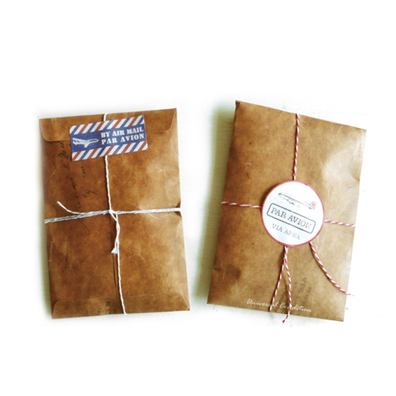 Boộ 5 bao thư phong cách Vintage dễ thương