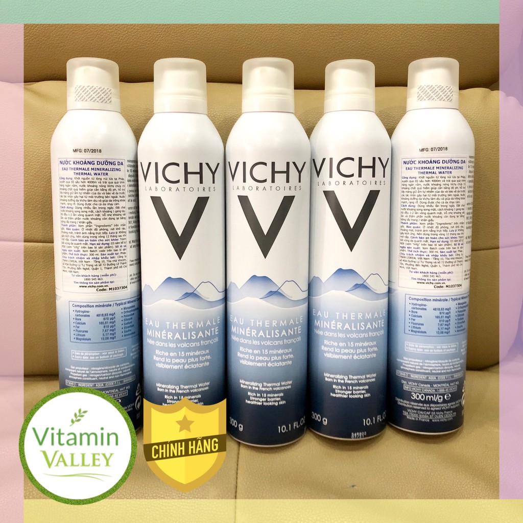 Xịt Khoáng Dưỡng Da Vichy Mineralizing Thermal Water