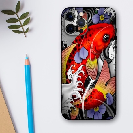 Miếng Dán Skin IPhone Hình Cá đỏ | Skin IPhone 5 Lớp Chất Liệu Cao Cấp Chống Xước, Chống Thấm, Chống Bay Màu...