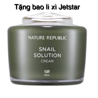 [🇰🇷] Kem dưỡng da chiết xuất ốc sên Nature Republic Snail Solution Cream