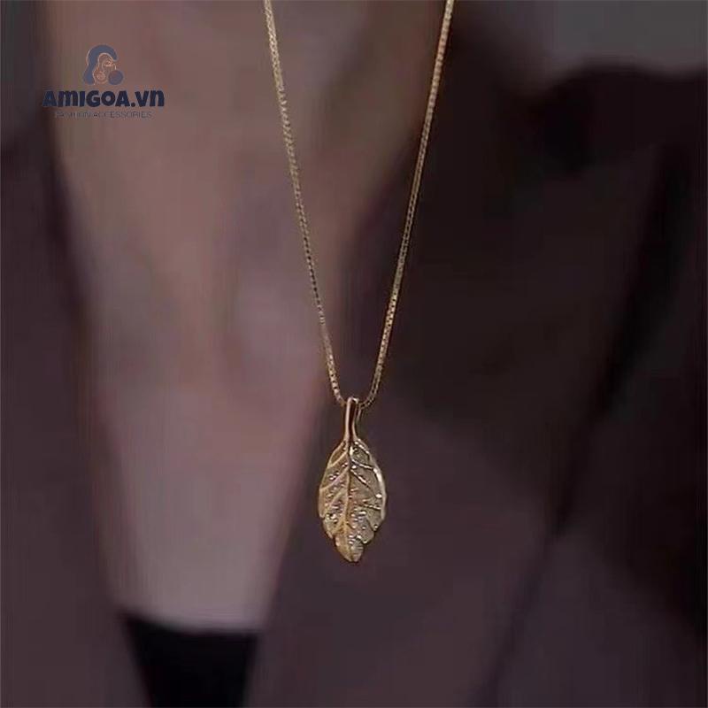 ✨✨ Vòng cổ Mặt Hình Chiếc Lá Hợp Thời Trang Cho Nữ