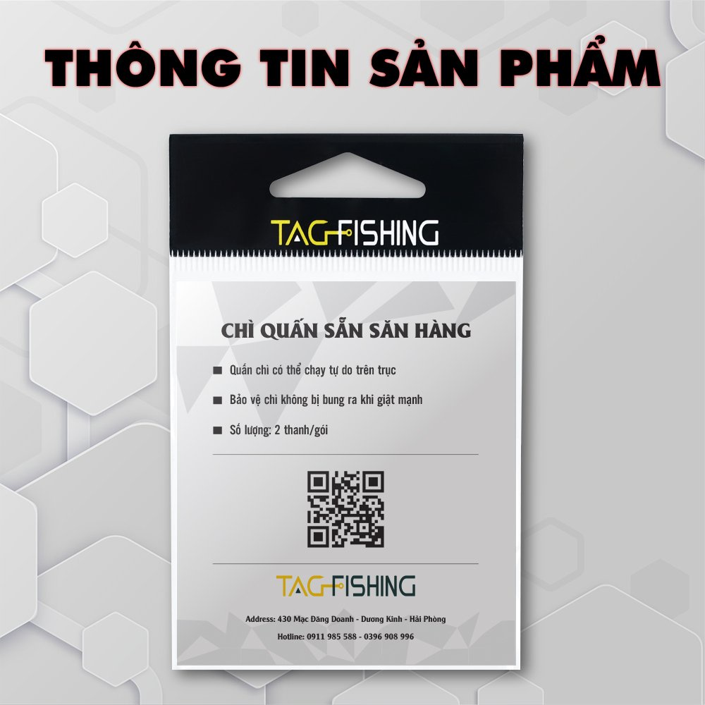 Chì Quấn Sẵn Tag Fishing Săn Hàng