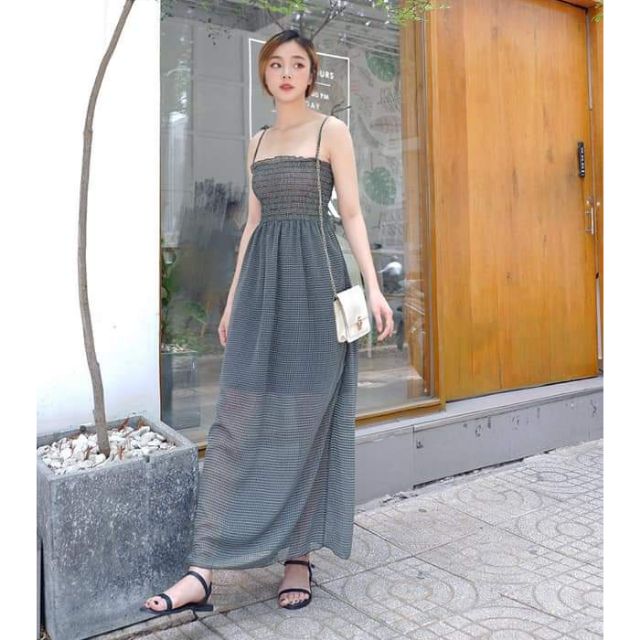 Maxi voan đi biển chuẩn shop cao cấp | BigBuy360 - bigbuy360.vn