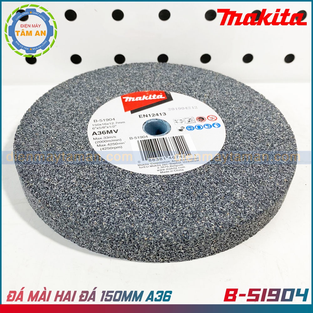 Đá mài máy mài hai đá 150MMx16mmx12.7MM Makita B-51904 B-51910 B-51932
