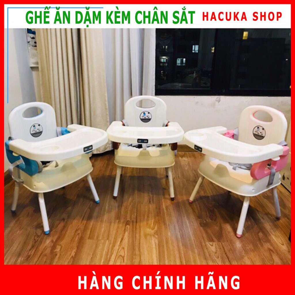 [CHUẨN LOẠI 1 - FREESHIP] Ghế Ăn Dặm Cho Bé Có Dây Đai An Toàn - Kèm chân sắt