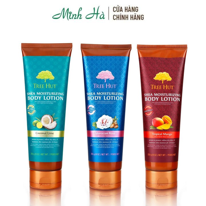 Sữa dưỡng thể Tree Hut Shea Moisturizing Body Lotion 255g