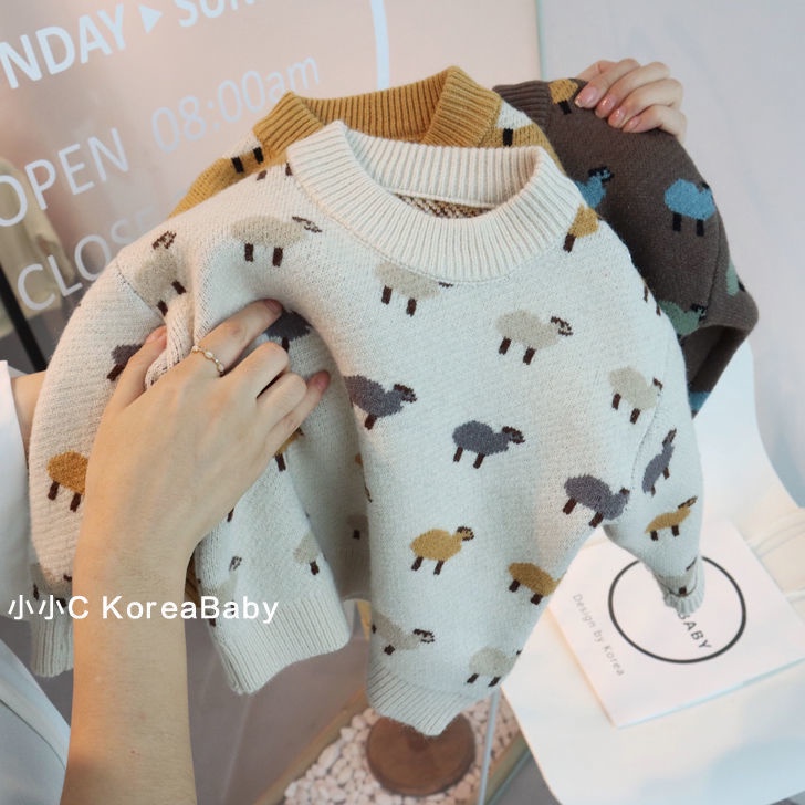 Muxin Quần Áo Trẻ Em Chất Lượng Tuyệt Vời Hoạt Hình Hàn Quốc ~ Trẻ Em Hàn Quốc Mùa Thu Đông 2021 Áo 