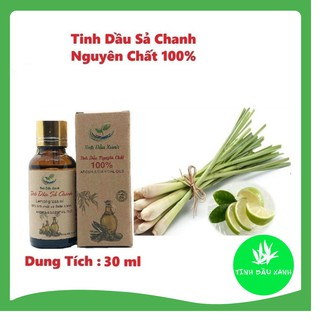 Tinh Dầu Sả Chanh 30ml - Tinh Dầu Xanh Nguyên Chất