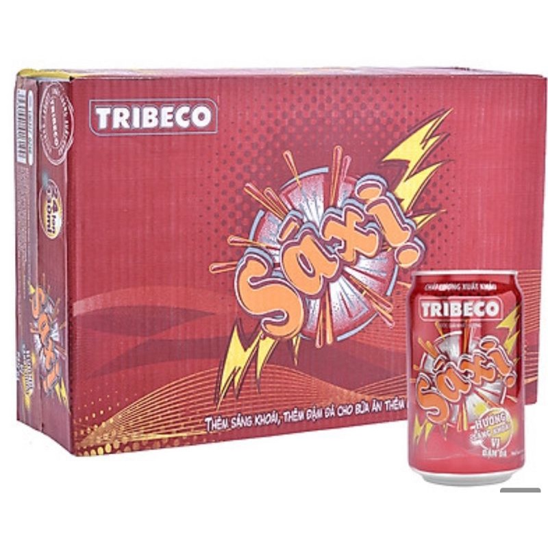 Xá Xị Tribeco 24 lon x 330ml