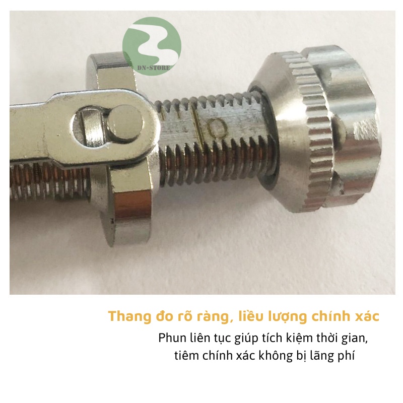 Xi lanh tự động thú y Dương ninh MEZ 2ml tiêm gia xúc gia cầm XL40