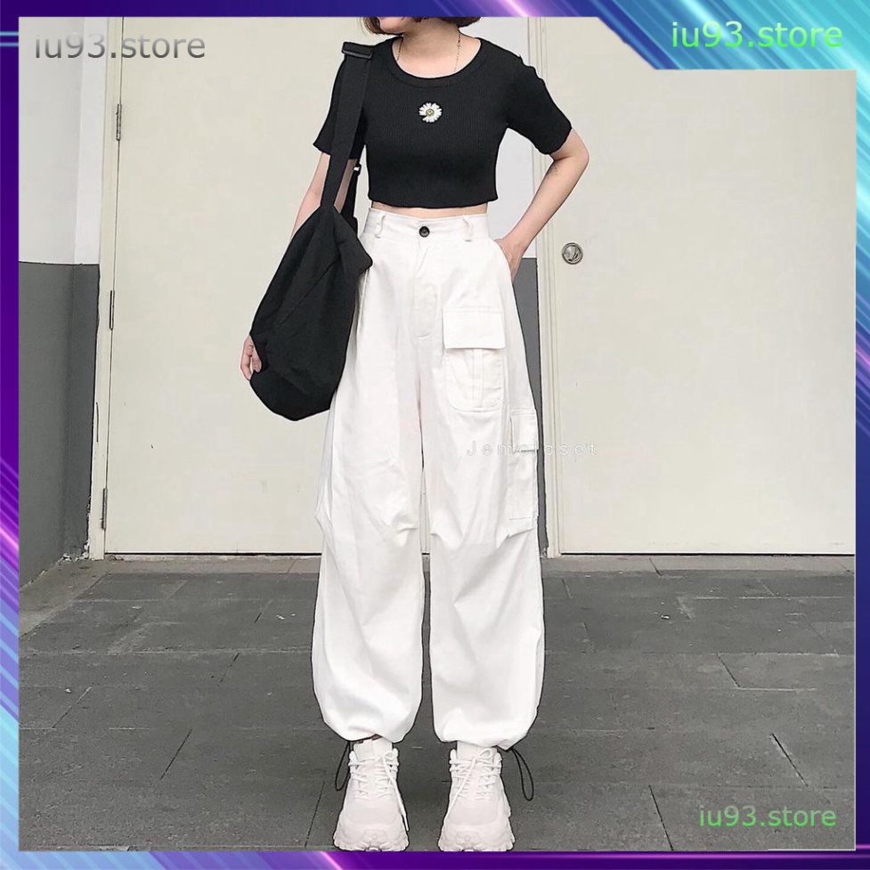 QUẦN JOGGER DÂY RÚT TÚI HỘP ASEON - QUẦN BAGGY KAKI TRẮNG MẶC 2 KIỂU SUÔNG BO KHOÁ KÉO CÚC CÀI BOX PANT - iu93.store