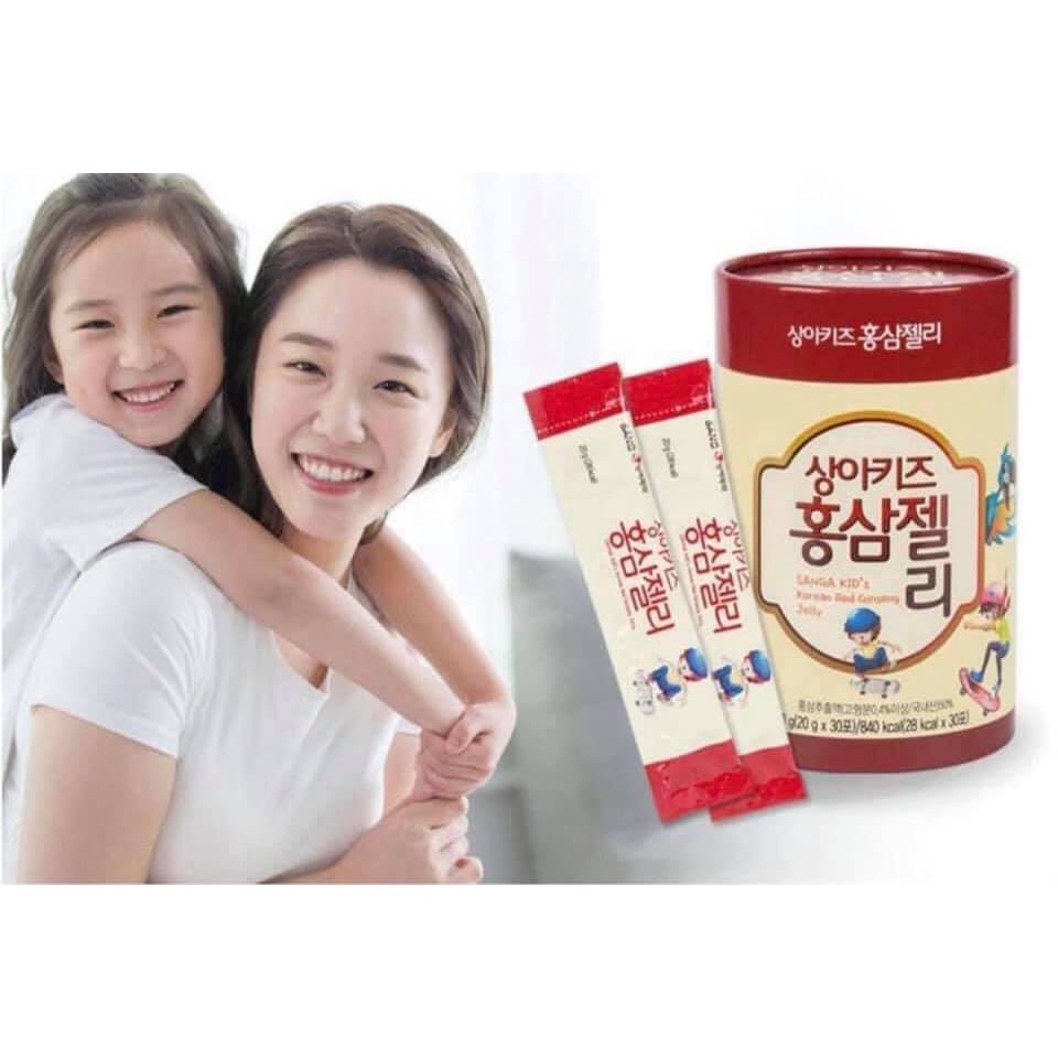 SangA Korea Red Ginseng Jelly - Thạch Hồng Sâm Trẻ Em