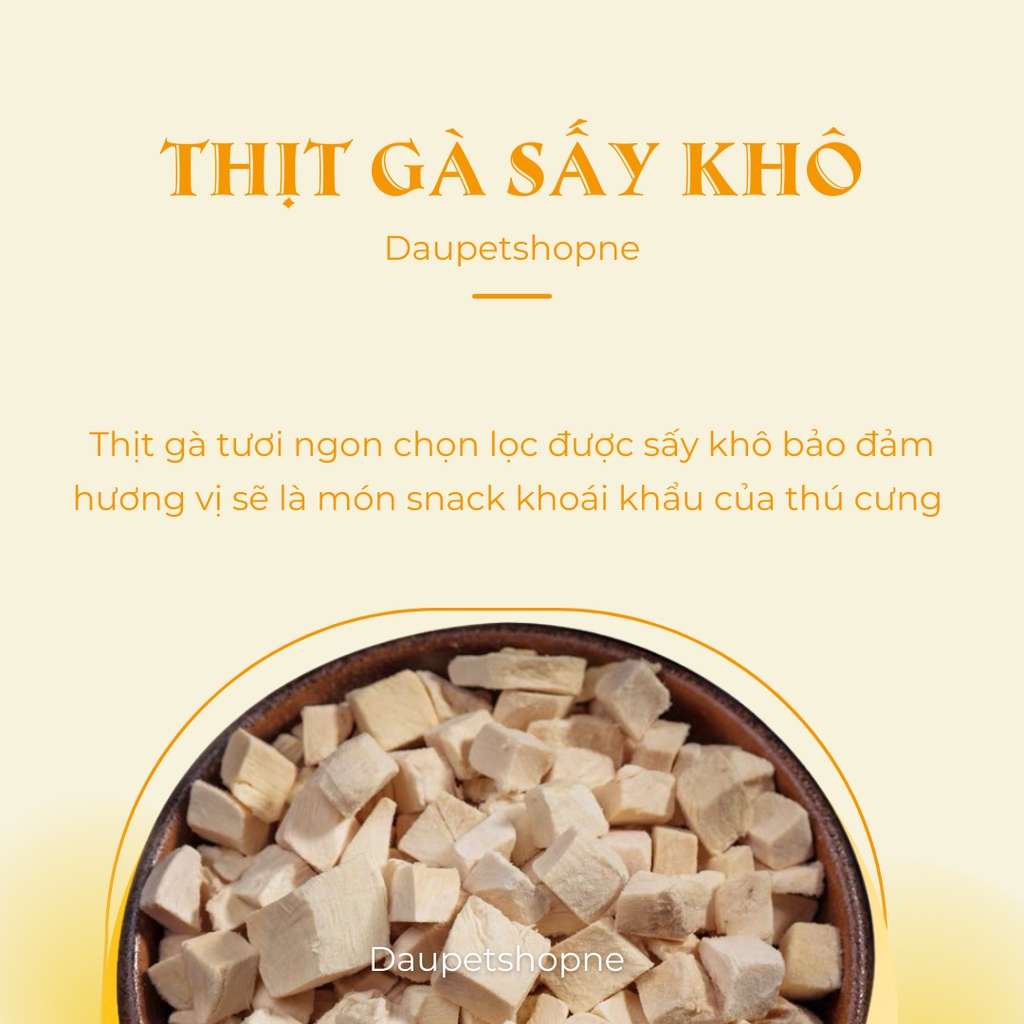 Thức ăn sấy khô cho thú cưng - Snack cho chó mèo