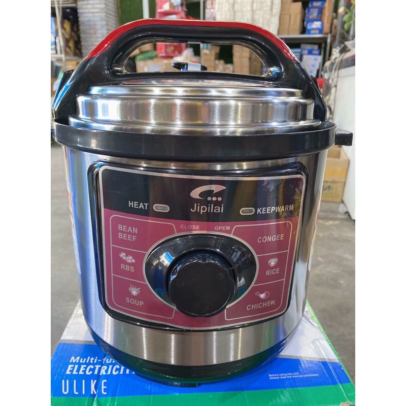 Nồi Áp Suất Jipilai 6 Lít Đa Năng 1000W Nắp Rời Tiện Dụng Và Cao Cấp