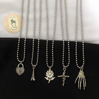 (ẢNH THẬT) Dây chuyền ball chain mini inox