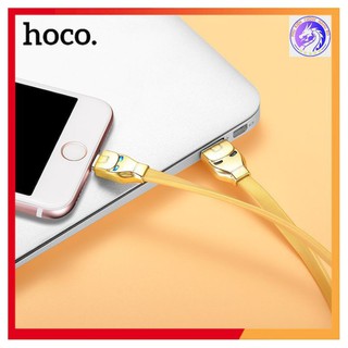 Cáp sạc nhanh có báo đèn hoco U14 LIGHTNING 1,2M