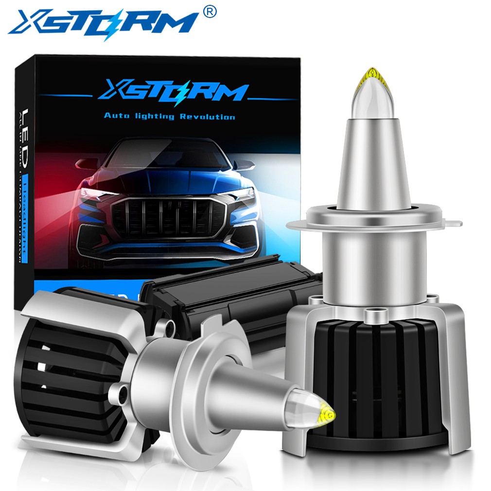 2 Bóng Đèn Pha Led 120W 25000LM H1 H7 H8 H11 9005 HB3 9006 HB4 D1S D2S D3S D4S 9012 HIR2 Cho Xe Hơi