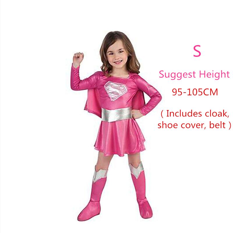 Đầm Hóa Trang Siêu Anh Hùng Màu Hồng Cho Bé Gái