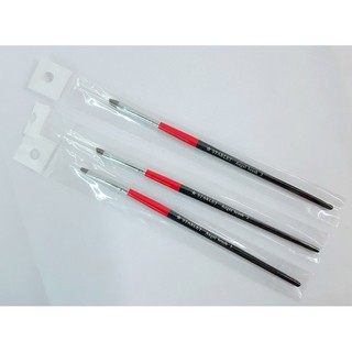 Bộ 3 cọ bản xéo cán đỏ đen