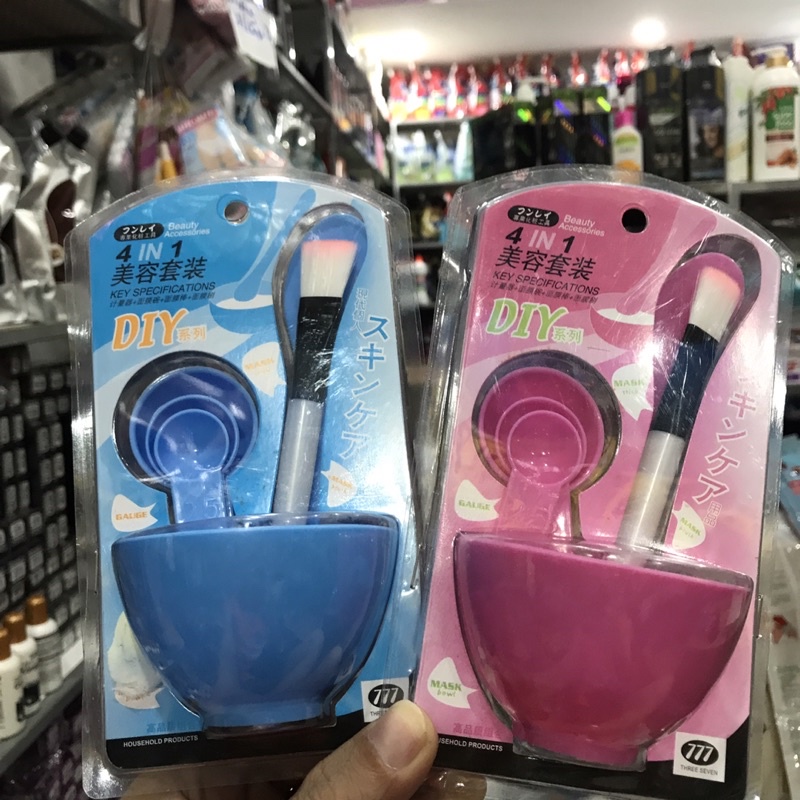 Chén Trộn Đắp Da Mặt Đủ Màu Sắc 6 Trong 1