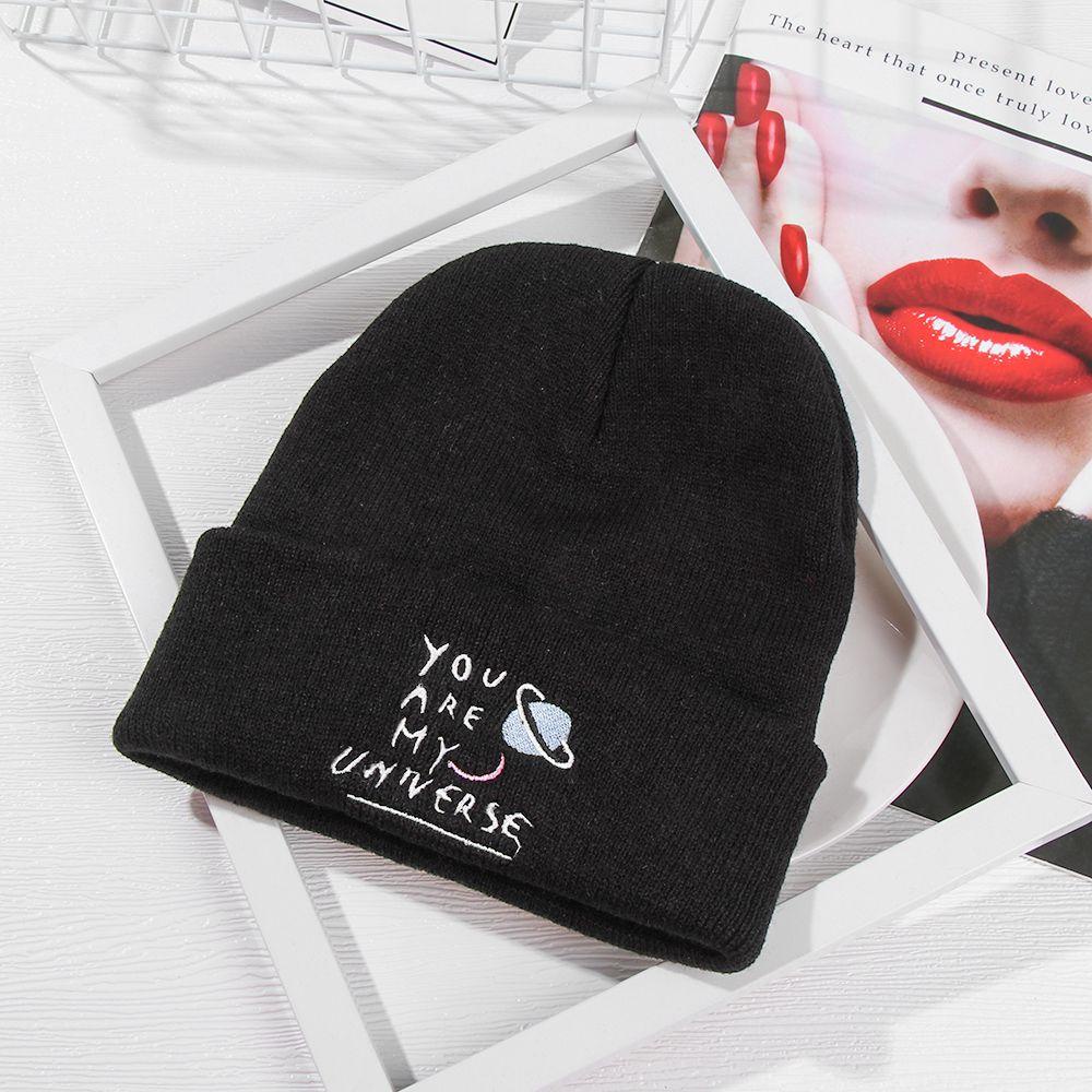 Mũ Dệt Kim Unisex Phong Cách Mùa Đông Ấm Áp