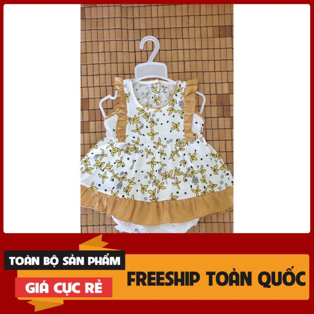 Váy đũi công chúa sát nách cao cấp  tặng kèm quần chip cho bé