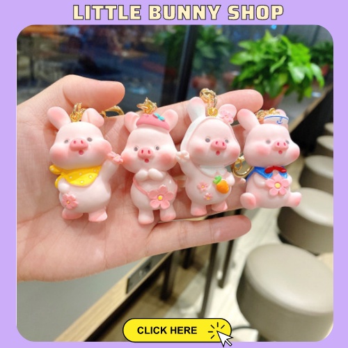 [GIÁ SIÊU SỐC]Móc Khóa Lợn Hồng Cute Chất lượng tốt, bền, đẹp