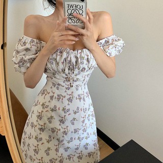 ĐẦM HOA TRẮNG NÀNG THƠ MẶC 2 KIỂU DBD426