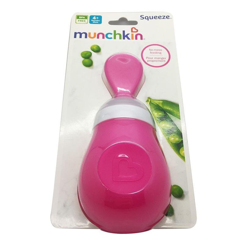 Bình thìa ăn dặm Munchkin 15807 (Hồng)