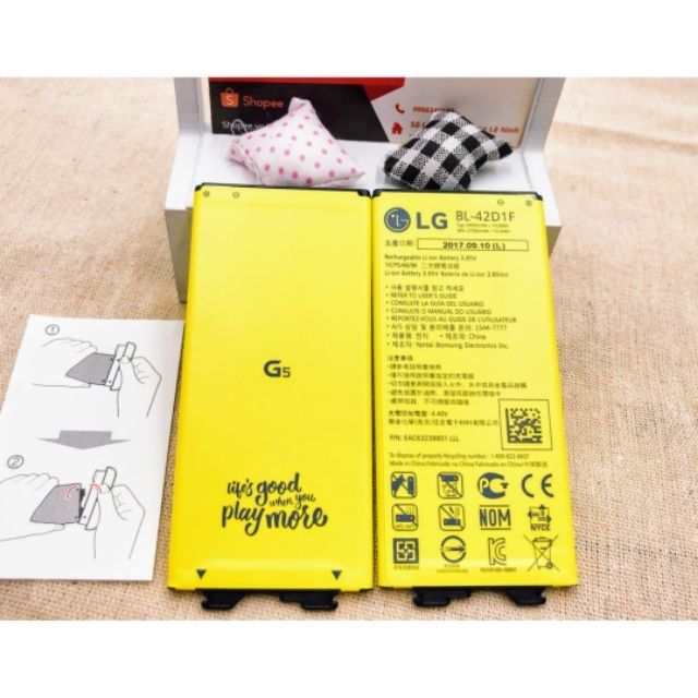 Pin LG G5 chính hãng (BL-42D1F) - Mới 100%