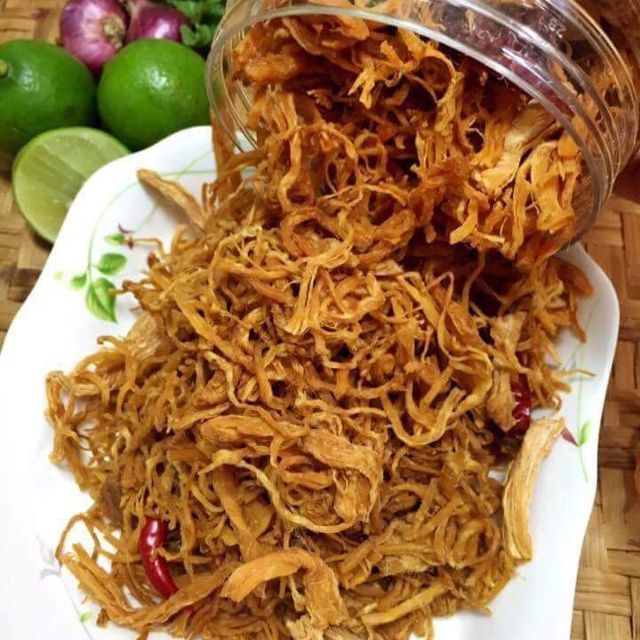 KHÔ GÀ LÁ CHANH LOẠI NGON - 500Gr - đồ ăn vặt Sài Gòn, thơm ngon đậm vị-Hỏa tốc TPHCM - ViXi Food