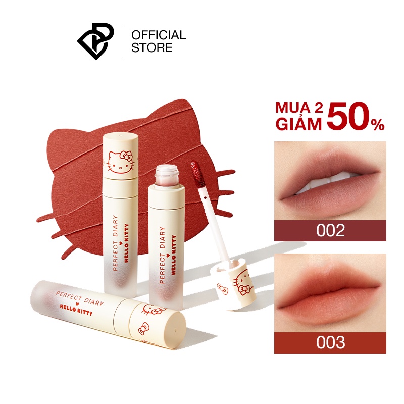 Son Velvet Stain Perfect Diary X Hello Kitty Enchanted Wonderland Phiên Bản Giới Hạn 4.6g