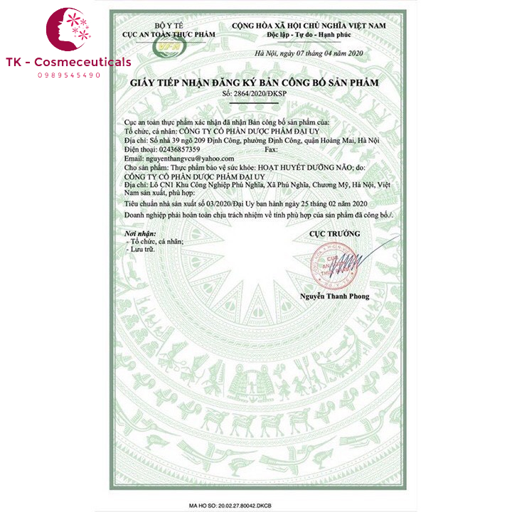 Hoạt Huyết Dưỡng Não Extra Traphaco Phòng Tai Biến Mạch Máu Não