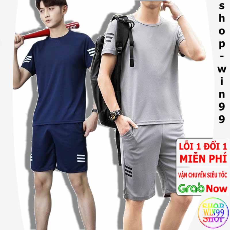 ⚡ HÓT MÙA HÈ ⚡ Bộ Thể Thao Nam ROUGH Chất Thun Lưới Mè Co Giãn, Năng Động Thoải Mái Mùa Hè, 4 Màu Trẻ Trung