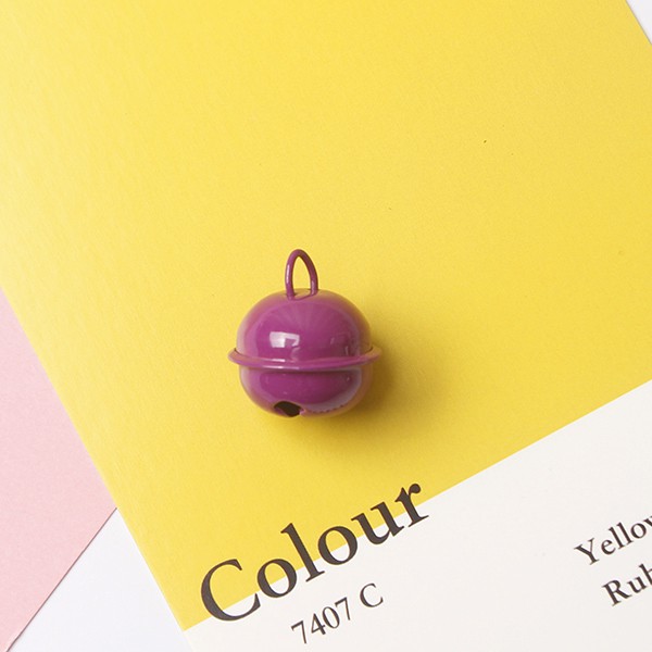 Chuông kim loại nhỏ 22mm 15 màu sắc tùy chọn trang trí DIY cho thú cưng