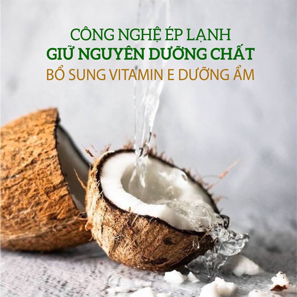 Dầu Dừa Milaganics Tinh Khiết Vitamin E 100ml Hasaki Sản phẩm chính hãng