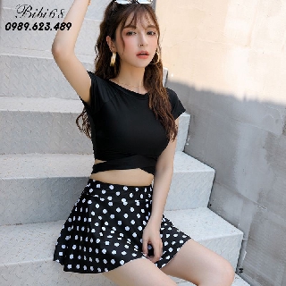 Bikini 2 Mảnh, Áo Tắm, Đồ Bơi nữ Dạng Quần Váy Thời Trang Đi Biển