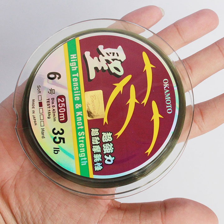 Cước 4 con cá 250m - HÀNG CHÍNH HÃNG