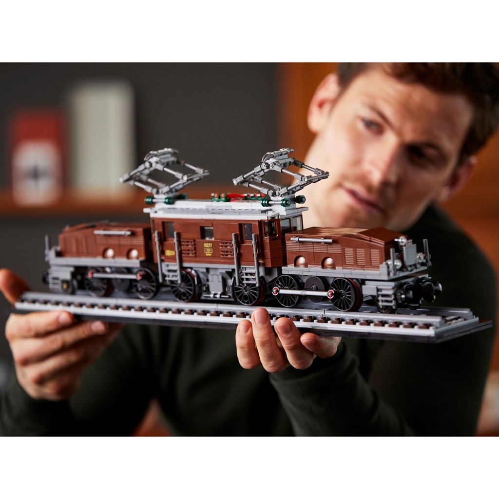 10277 LEGO Creator Expert Trains Crocodile Locomotive - Chuyến Tàu lửa/ tàu hỏa đầu máy hình cá sấu cổ điển