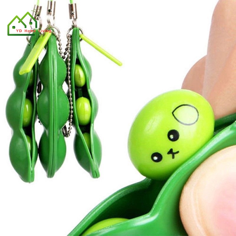 Đồ Chơi Bóp Giảm Stress Hình Đậu Hà Lan Dễ Thương