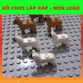 Đồ Chơi COMBO 2 Chú Chó NO.111 - Phụ Kiện MOC
