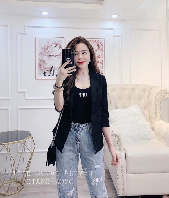 Siêu Sang Áo Vest Kiểu