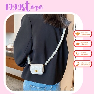 Túi xách nữ mini túi đeo chéo quai đeo ngọc trai nhân tạo1999store_official