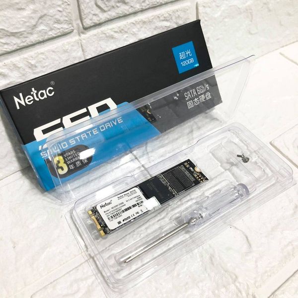 Ổ Cứng SSD NETAC 120GB M2 2280 - Hàng Chính Hãng | BigBuy360 - bigbuy360.vn