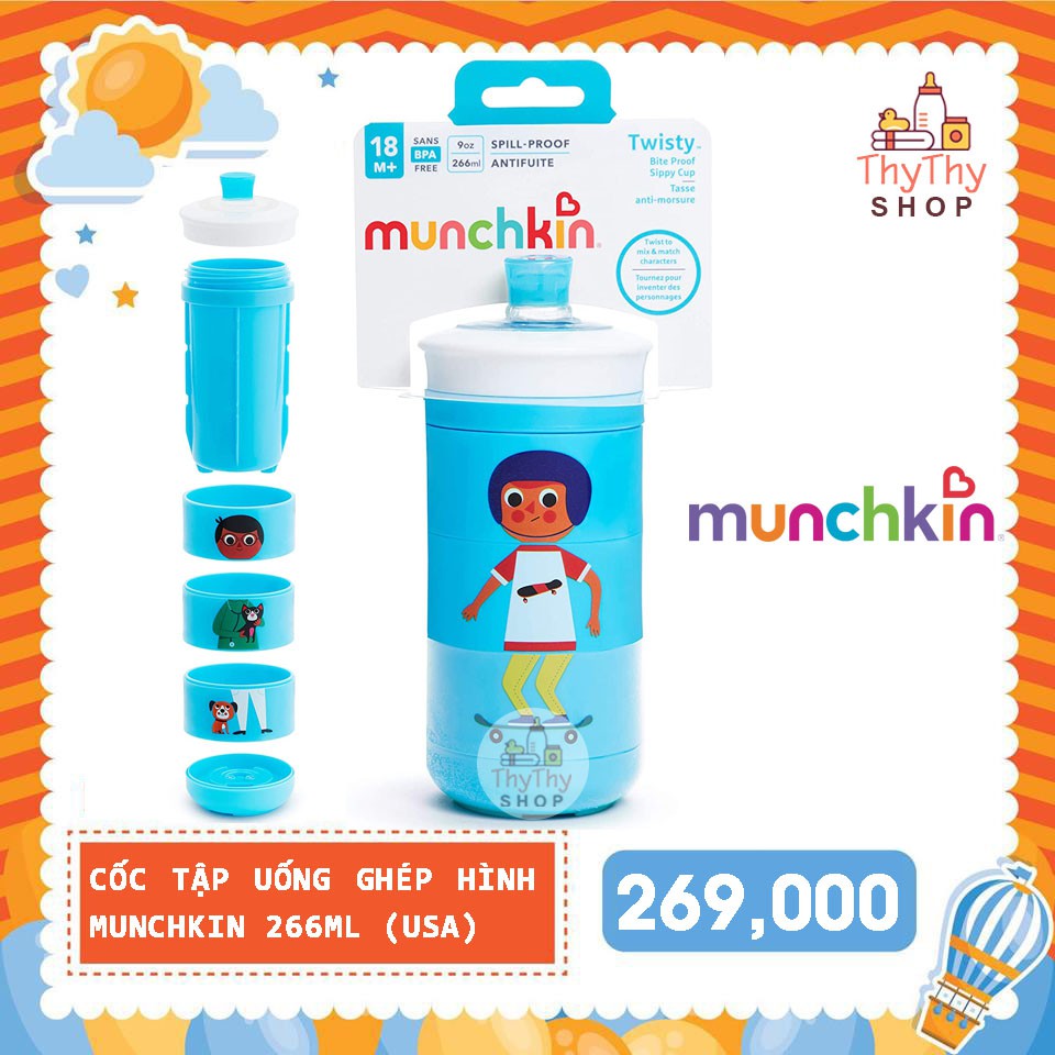 LY / CỐC TẬP UỐNG GHÉP HÌNH  CHO BÉ